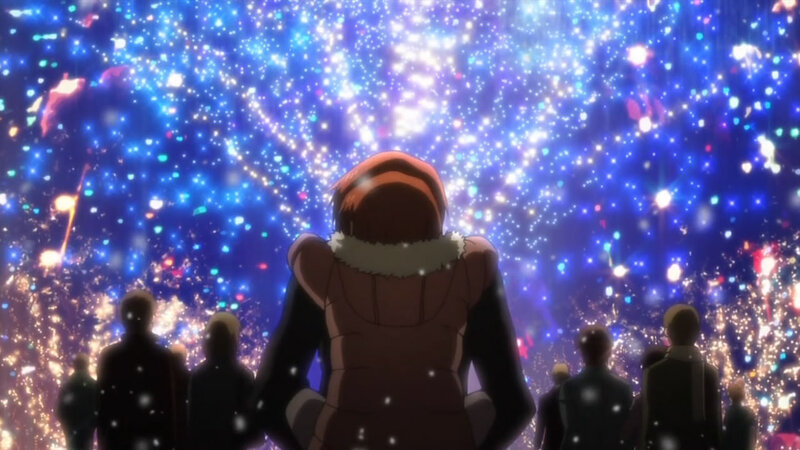 Person Watching Fireworks