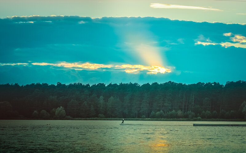 Person Water Skiing