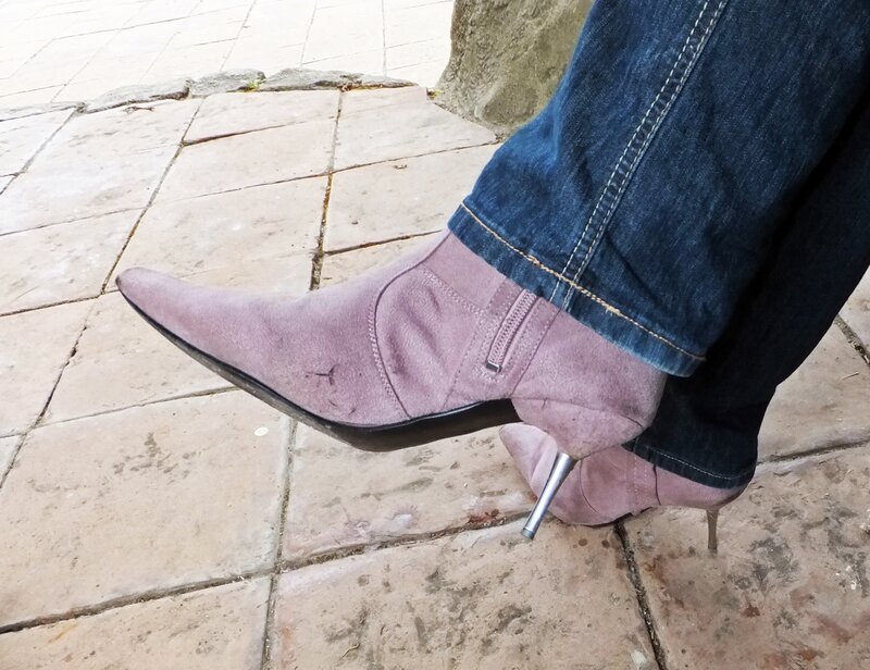 Person Wearing Boots