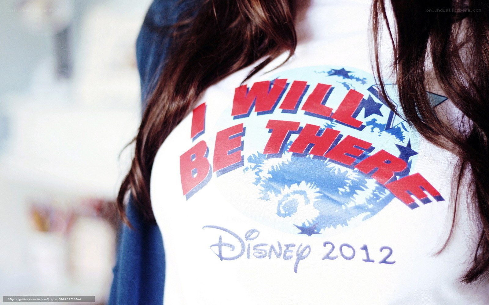 person wearing disney t-shirt