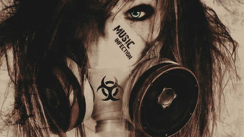 Person Wearing Gas Mask — Brown, Dramatic