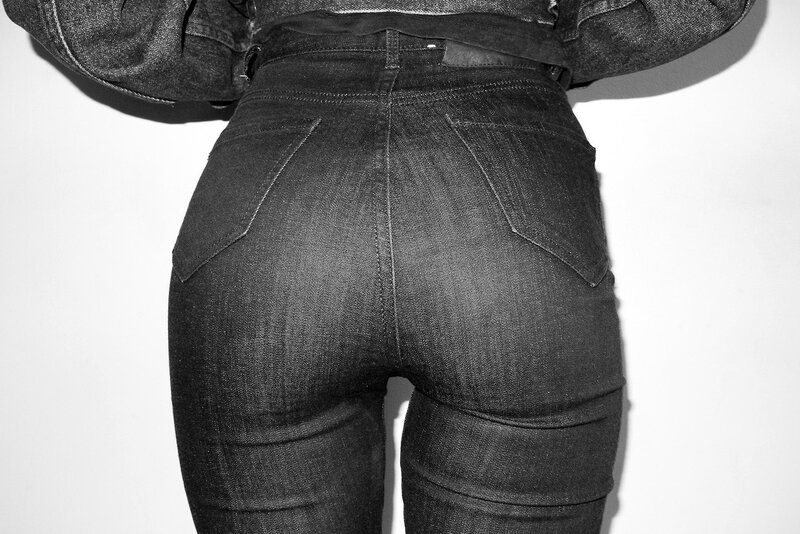 Person Wearing Jeans — Black, Neutral