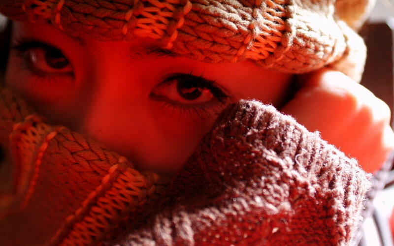Person Wearing Knit Hat