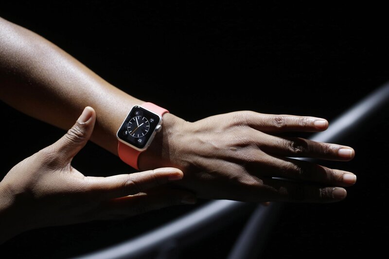 Person Wearing Smartwatch — Black
