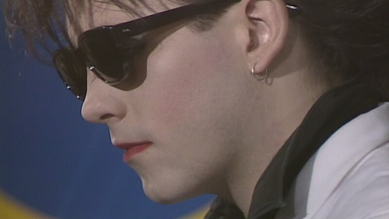 Person Wearing Sunglasses — Blue, Neutral