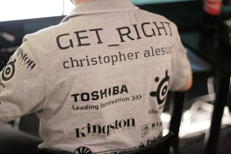 Person Wearing T-shirt — Gray