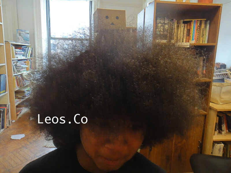 Person with Afro Hair — Brown