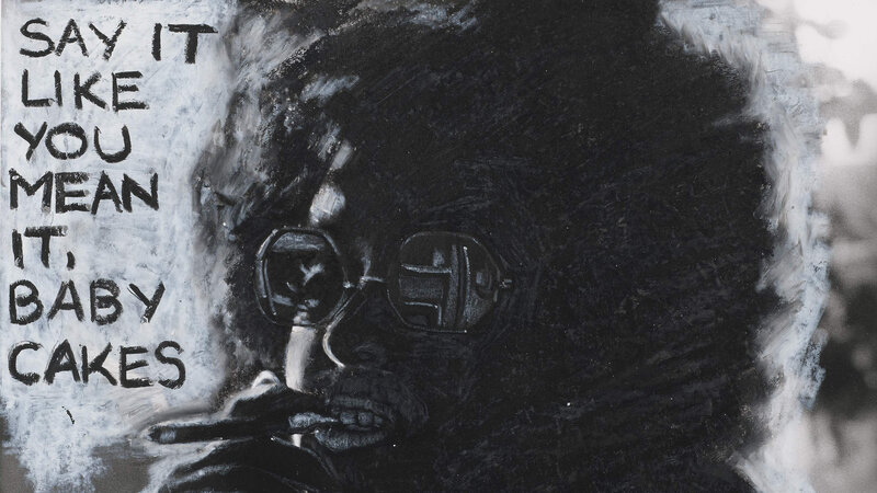 Person with Afro Hairstyle — Black