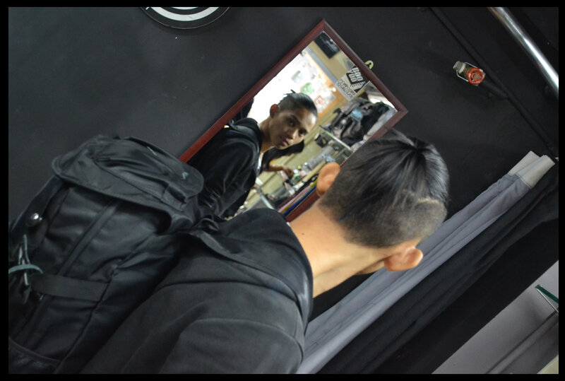 Person with Backpack