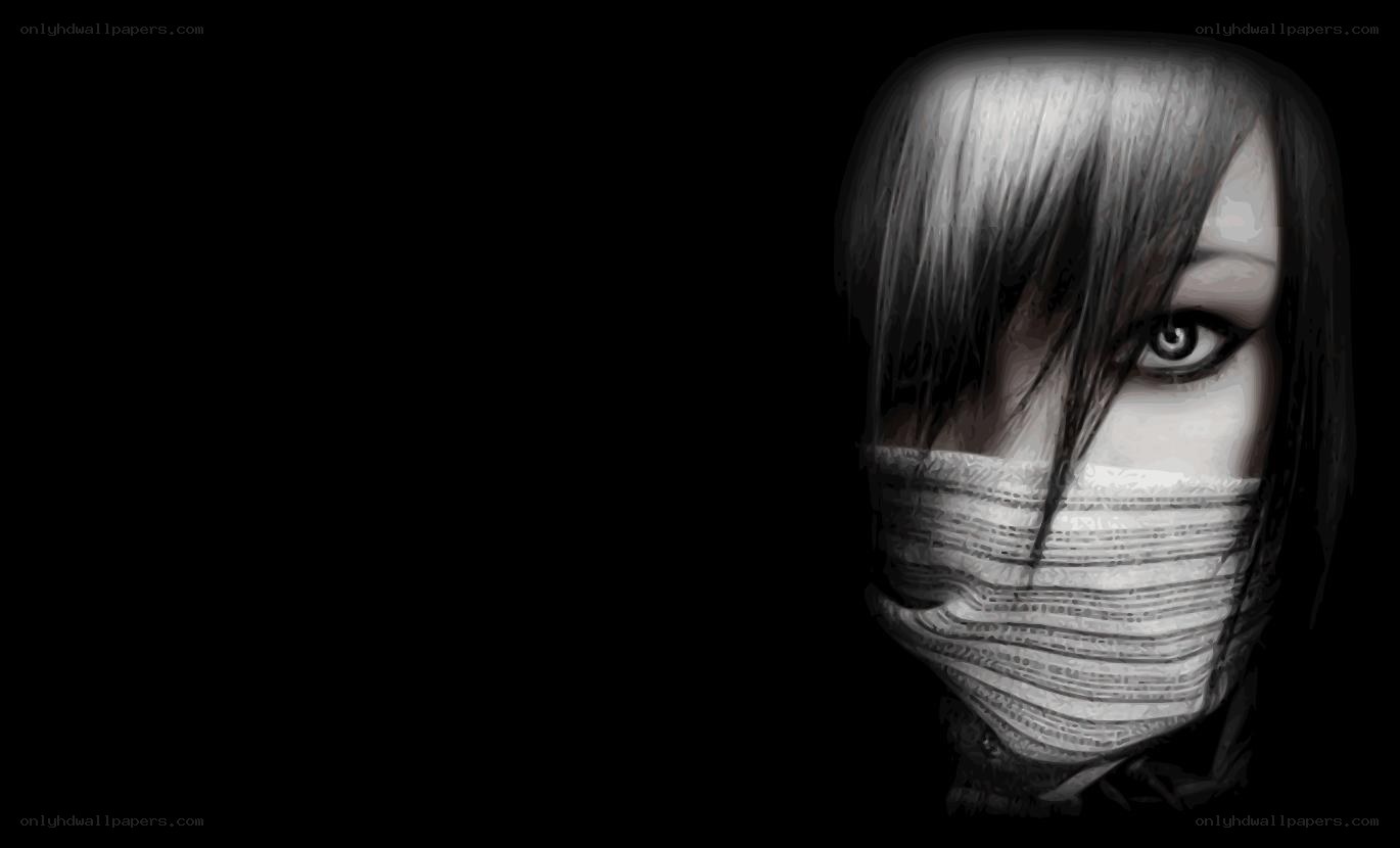 person with bandaged face