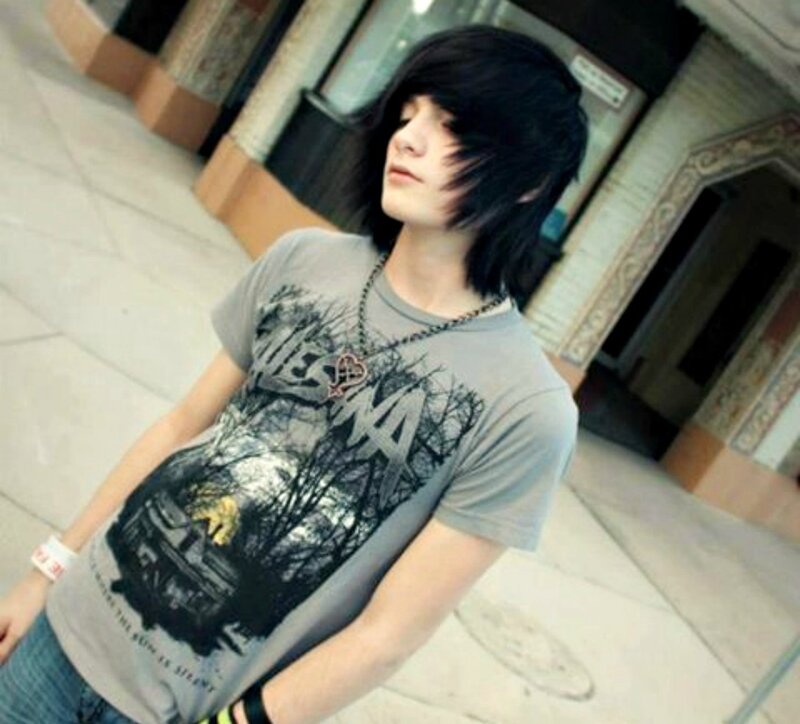 Person with Black Hair — Gray