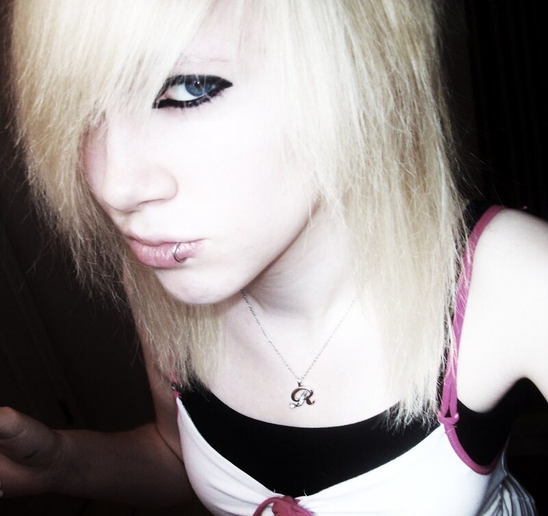 person with blonde hair and makeup
