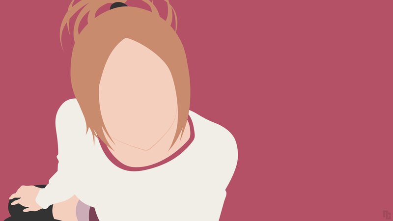 Person with Blonde Hair — Pink, Calm
