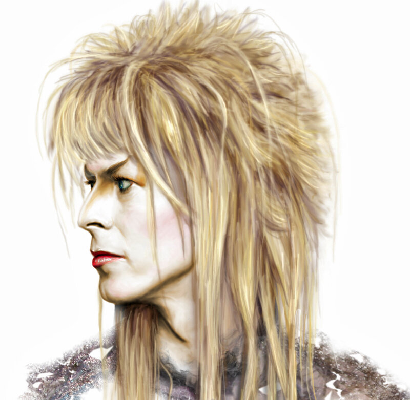 Person with Blonde Hair — White, Dramatic, Digital Art, Blonde Hair