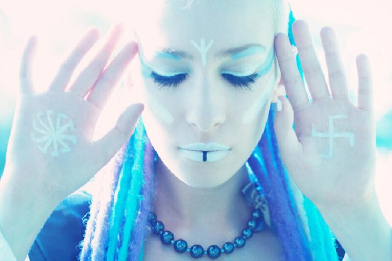 Person with Blue Dreadlocks — Ethereal