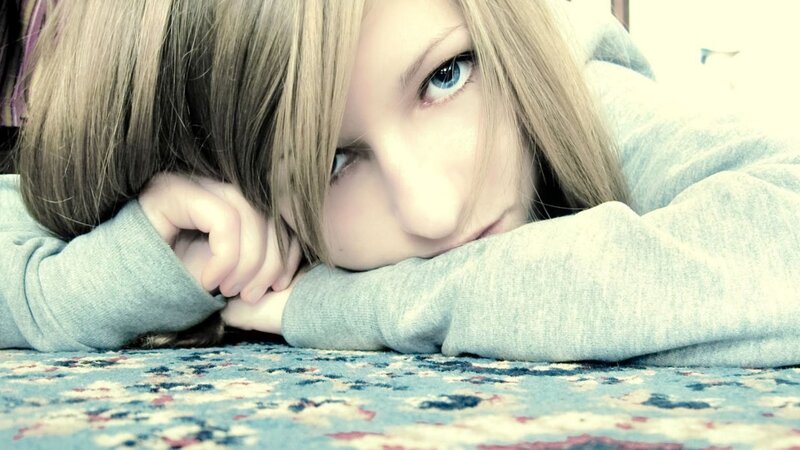 Person with Blue Eyes — Calm