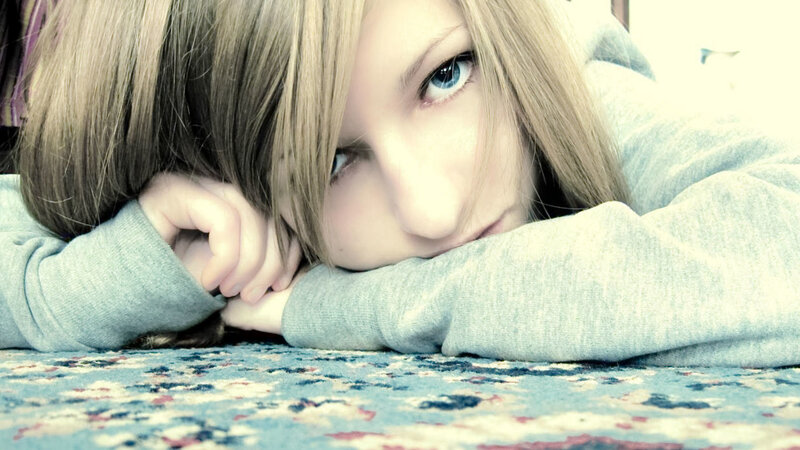 Person with Blue Eyes — Gray