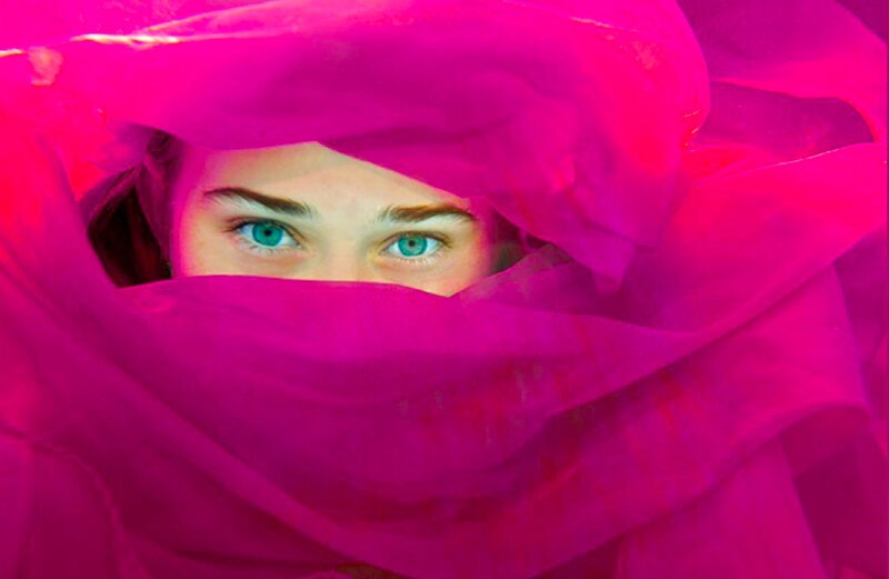Person with Blue Eyes — Pink