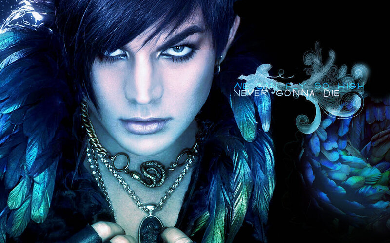 Person with Blue Feathers