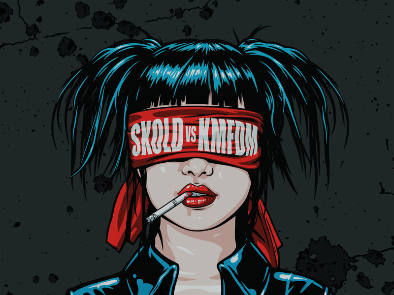 Person with Blue Hair — Black, Edgy