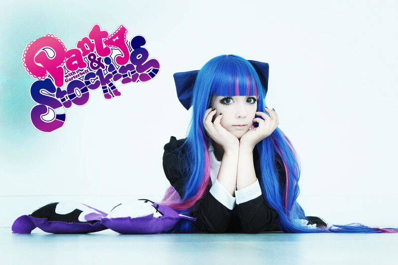 Person with Blue Hair — Calm, Photograph, Wigs
