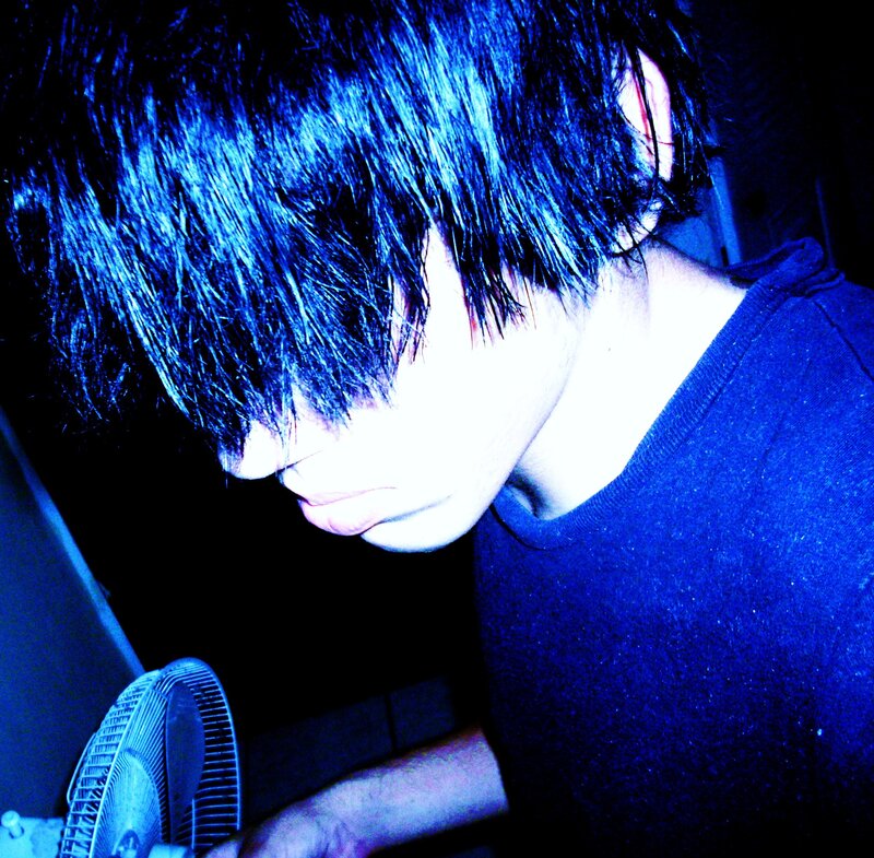 Person with Blue Hair — Dark