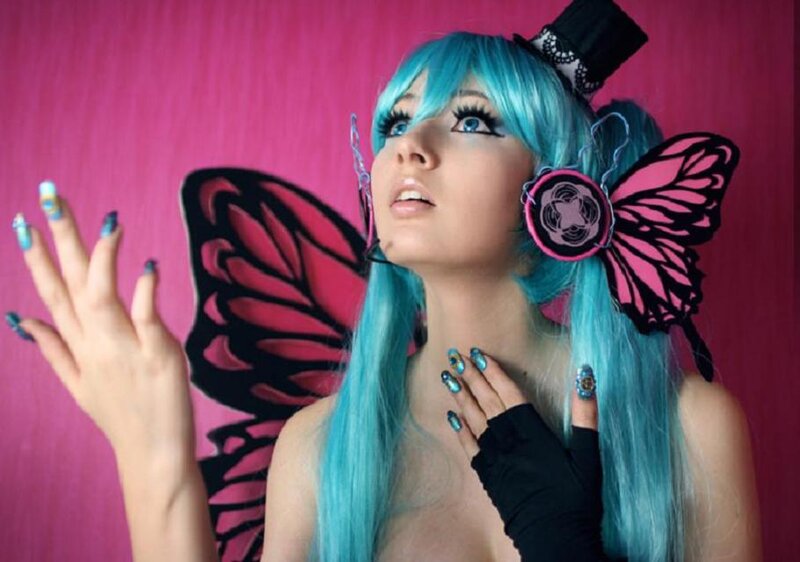 Person with Blue Hair — Pink