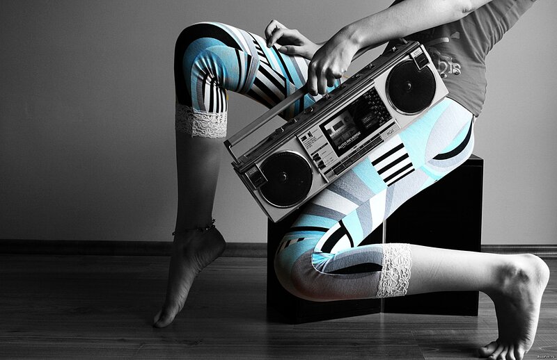 Person with Boombox