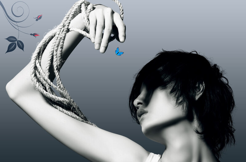Person with Bound Arms