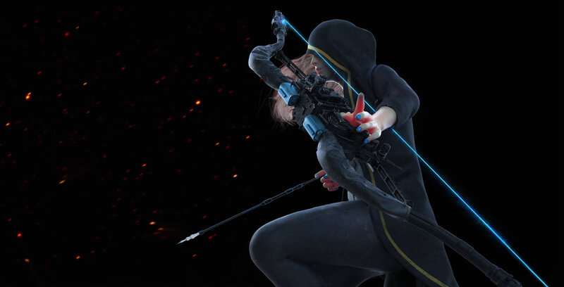 Person with Bow and Arrow
