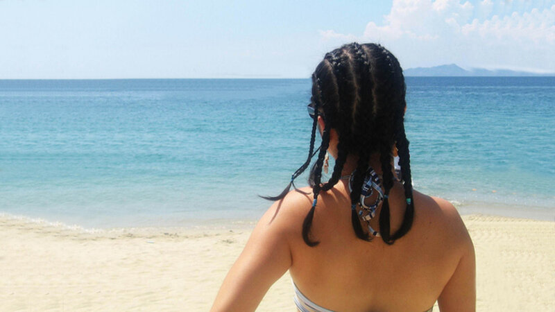 Person with Braided Hair