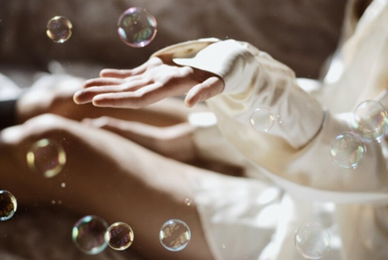 Person with Bubbles