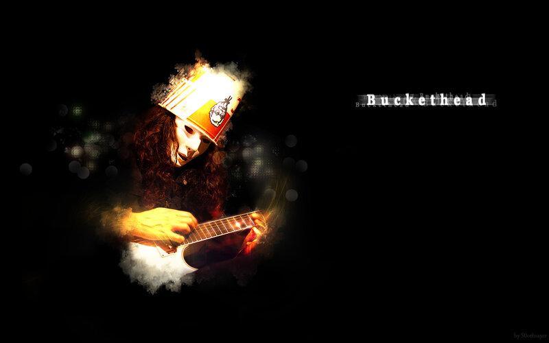 Person with Bucket on Head