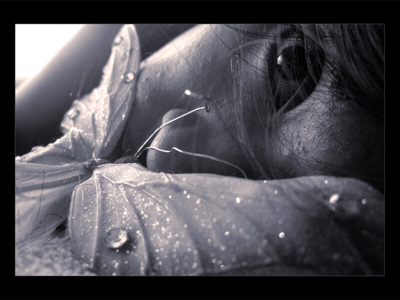 Person with Butterfly Wings — Black