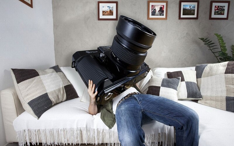 Person with Camera on Head