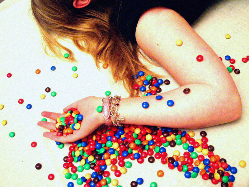 Person with Candies