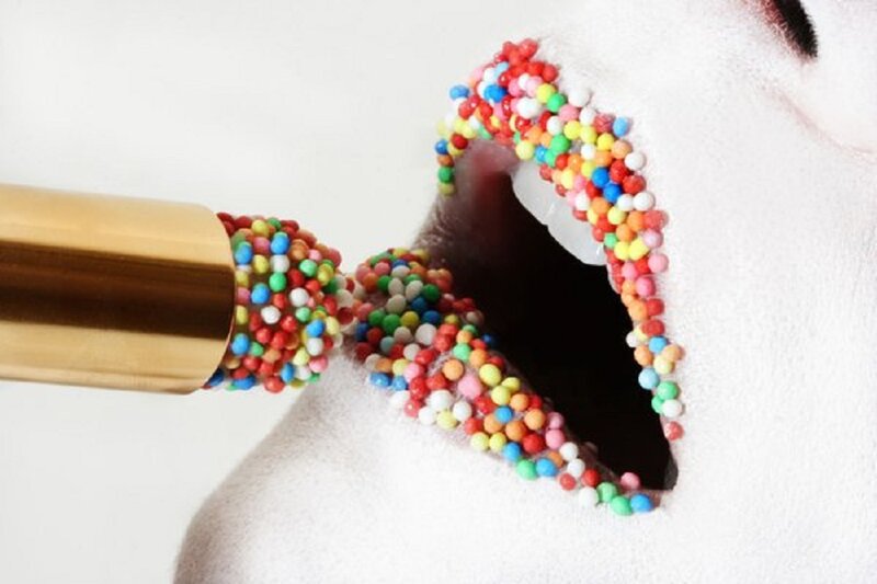 Person with Candy Lips