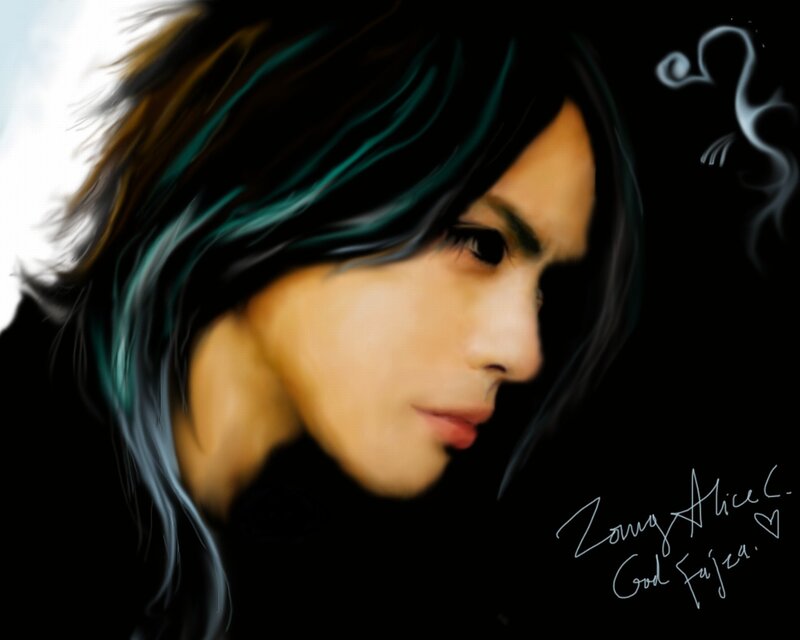Person with Colored Hair