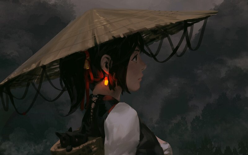 Person with Conical Hat