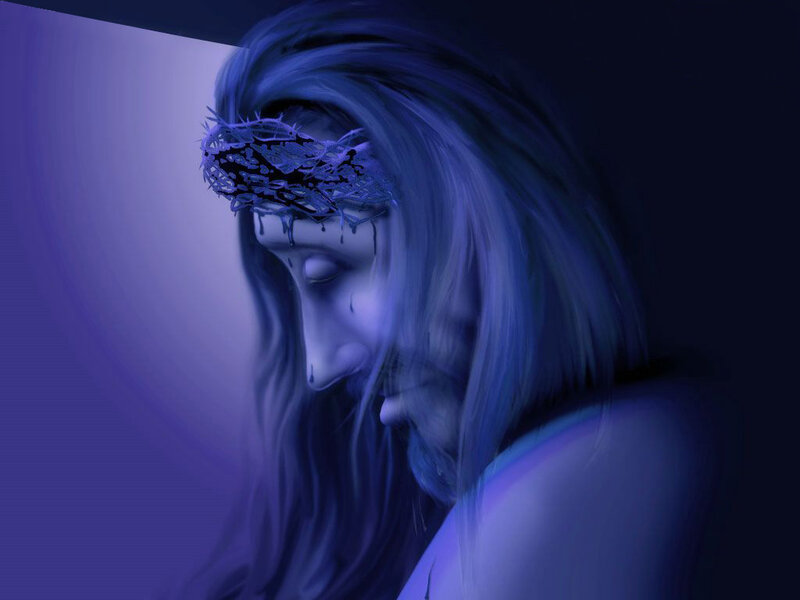 Person with Crown of Thorns