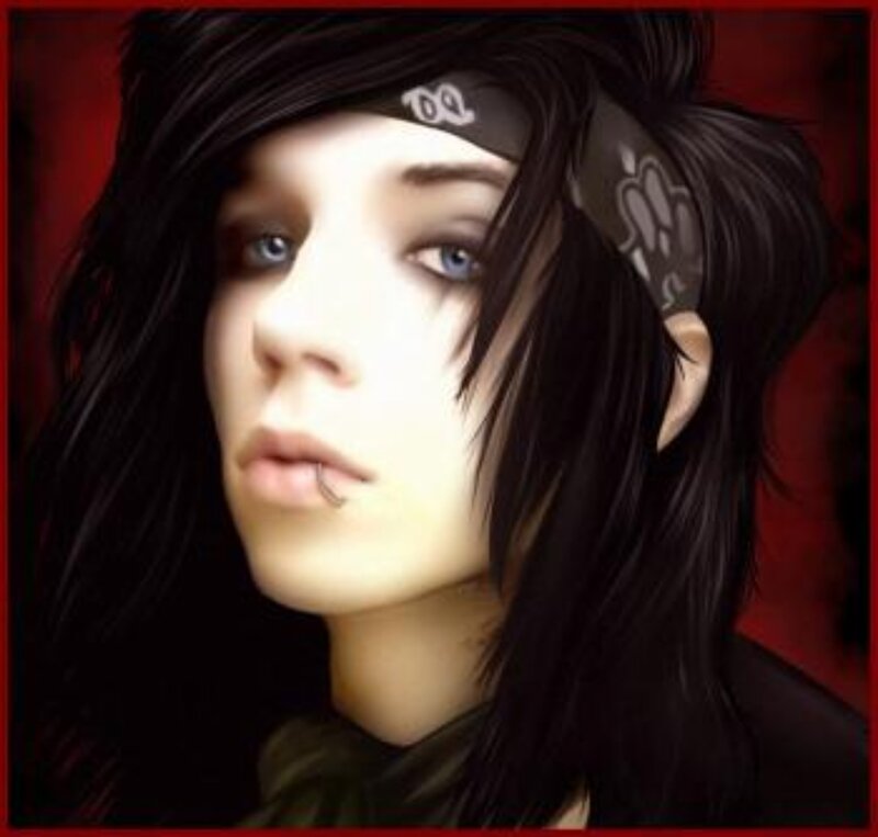 person with dark hair and headband