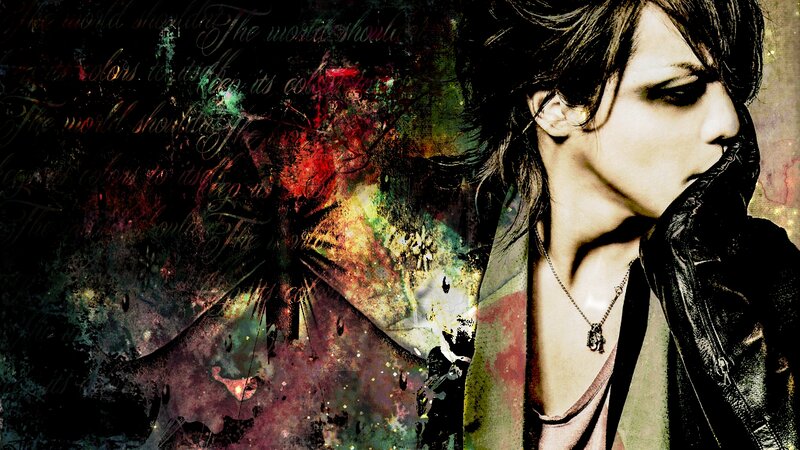 Person with Dark Hair — Black, Dramatic, Digital Art, Jacket