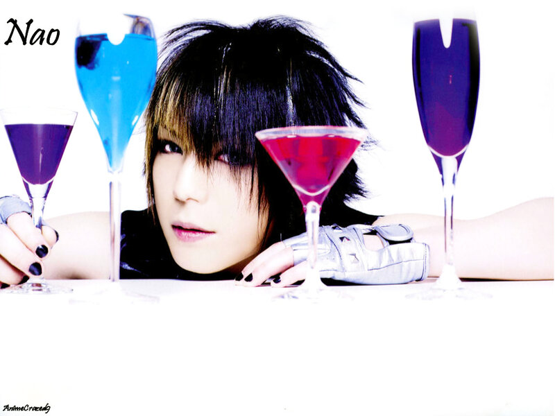 Person with Dark Hair — Black, Dramatic, Photograph, Drinks