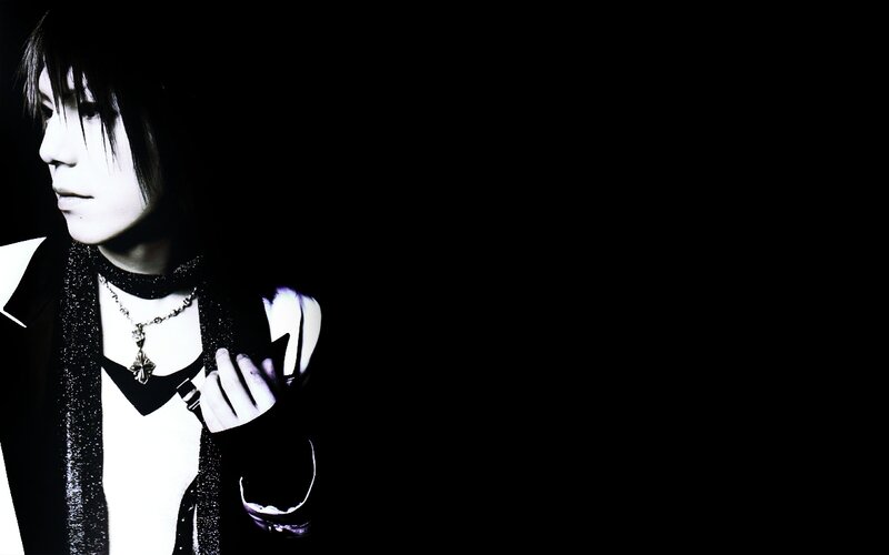 Person with Dark Hair — Black, Dramatic, Photograph, Necklace