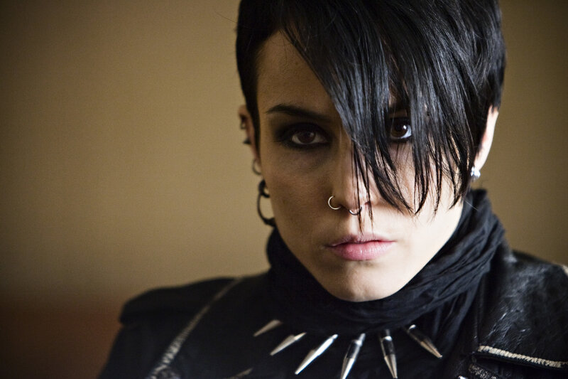 Person with Dark Hair — Black, Serious