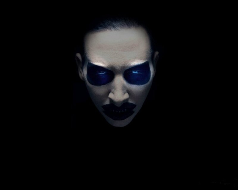 Person with Dark Makeup — Black, Dramatic, Photograph