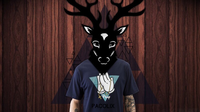 Person with Deer Mask