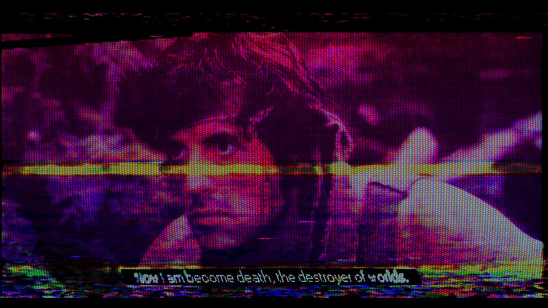 Person with Distorted Face — Purple
