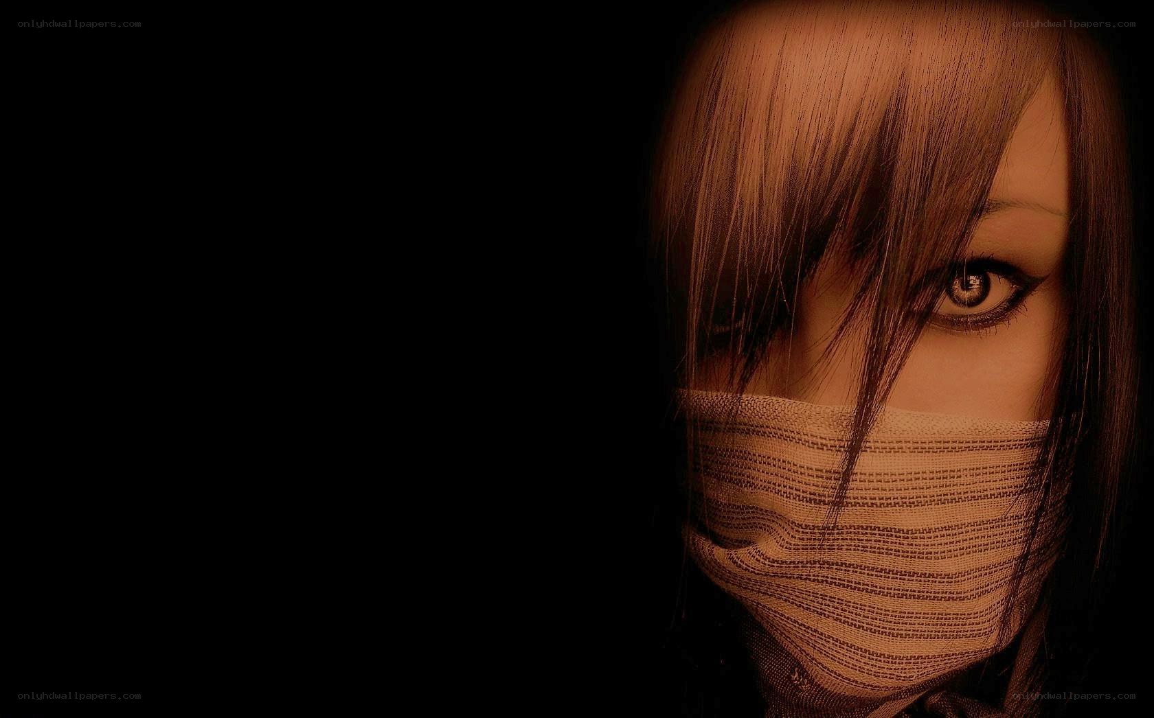 person with face mask