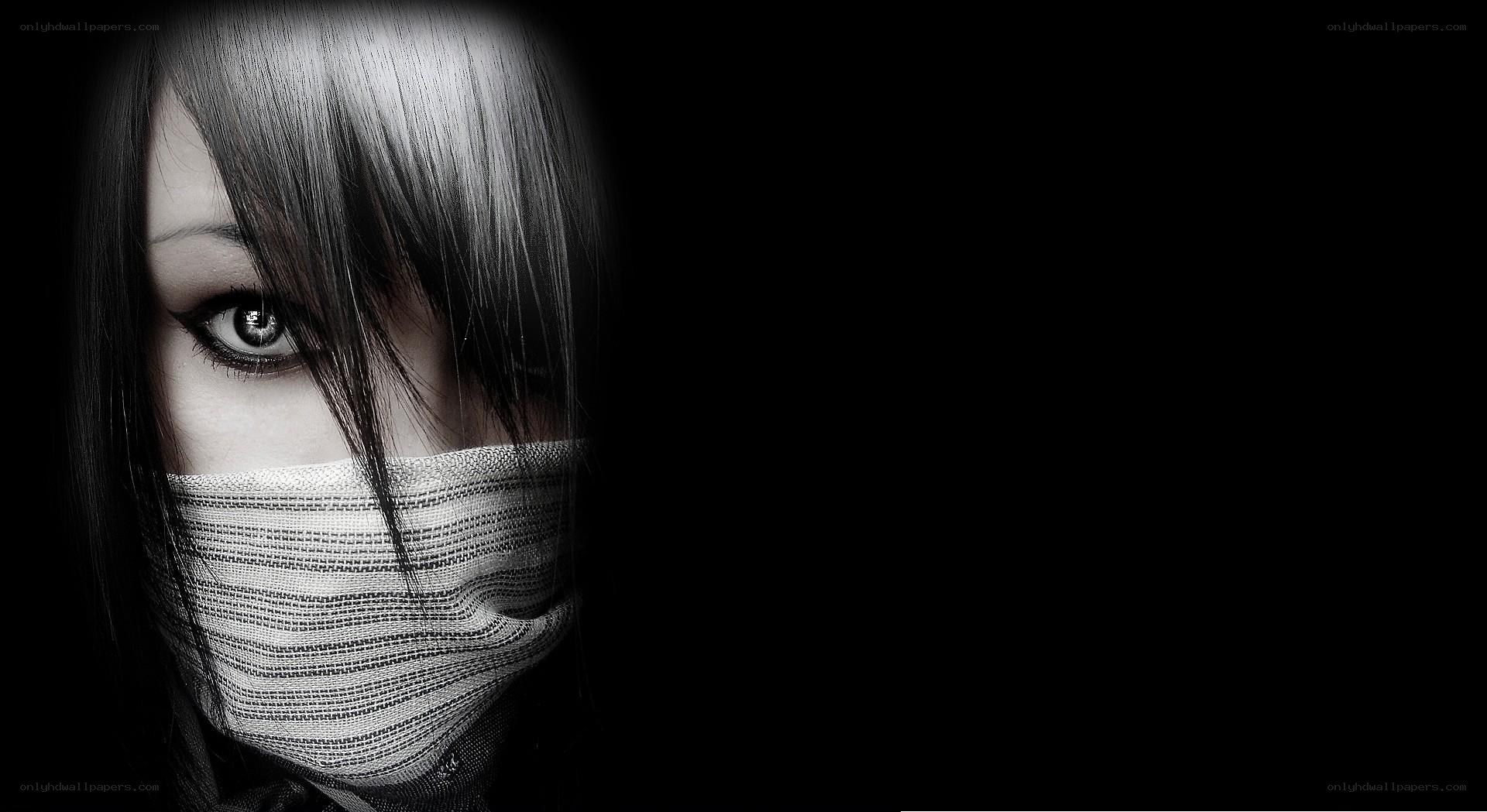 person with face mask
